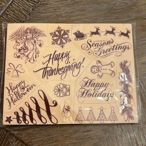 Pack of 12 holiday stamps